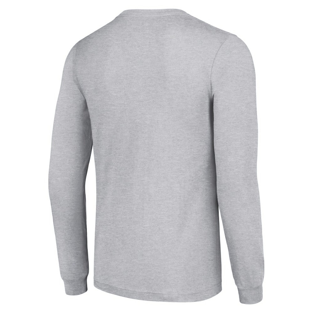Nashville Predators Starter Logo Graphic Long Sleeve T-Shirt Heather Gray