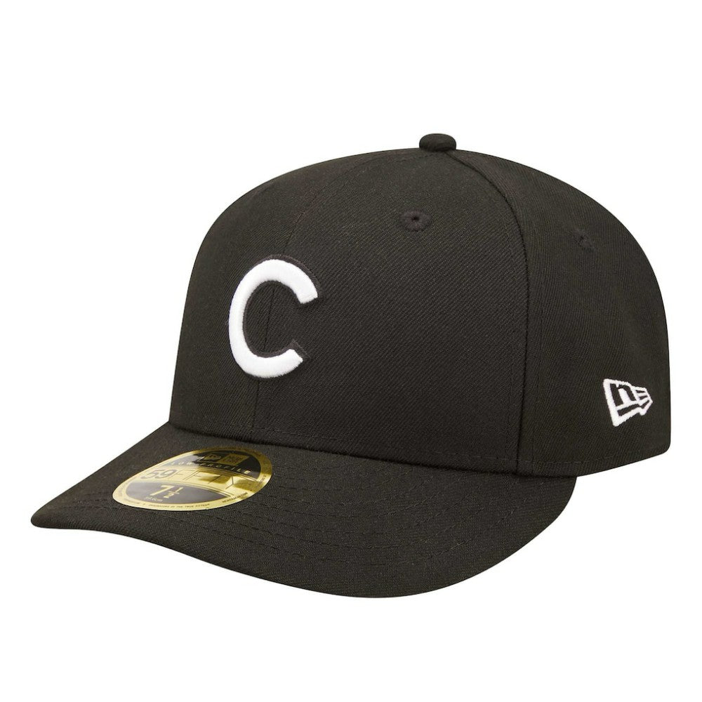 Chicago Cubs Low Profile 59FIFTY Fitted Hat Black | New Era