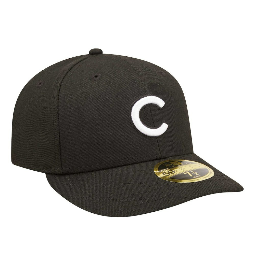 Chicago Cubs Low Profile 59FIFTY Fitted Hat Black | New Era
