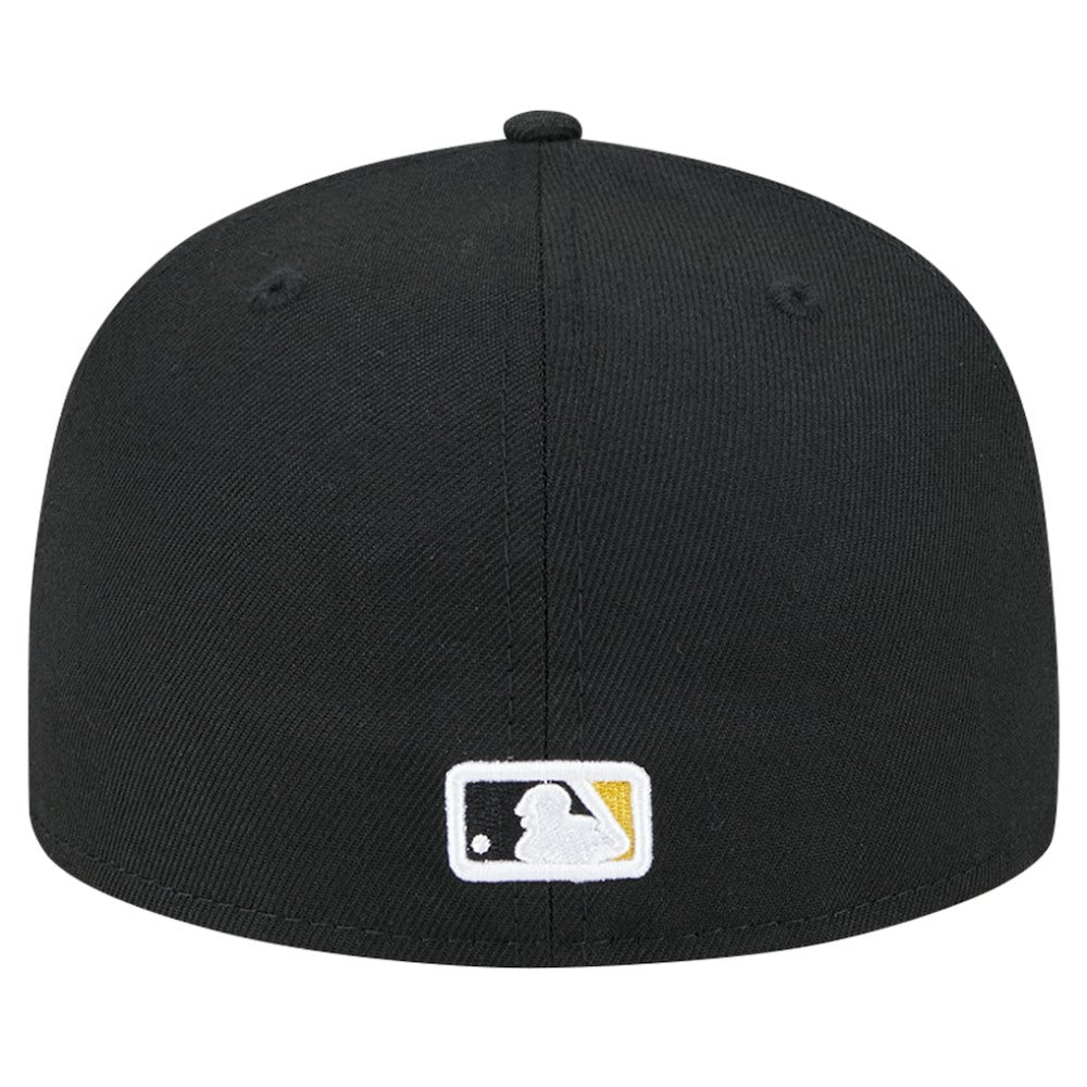 Pittsburgh Pirates Checkered Undervisor 59FIFTY Fitted Hat Black | New Era