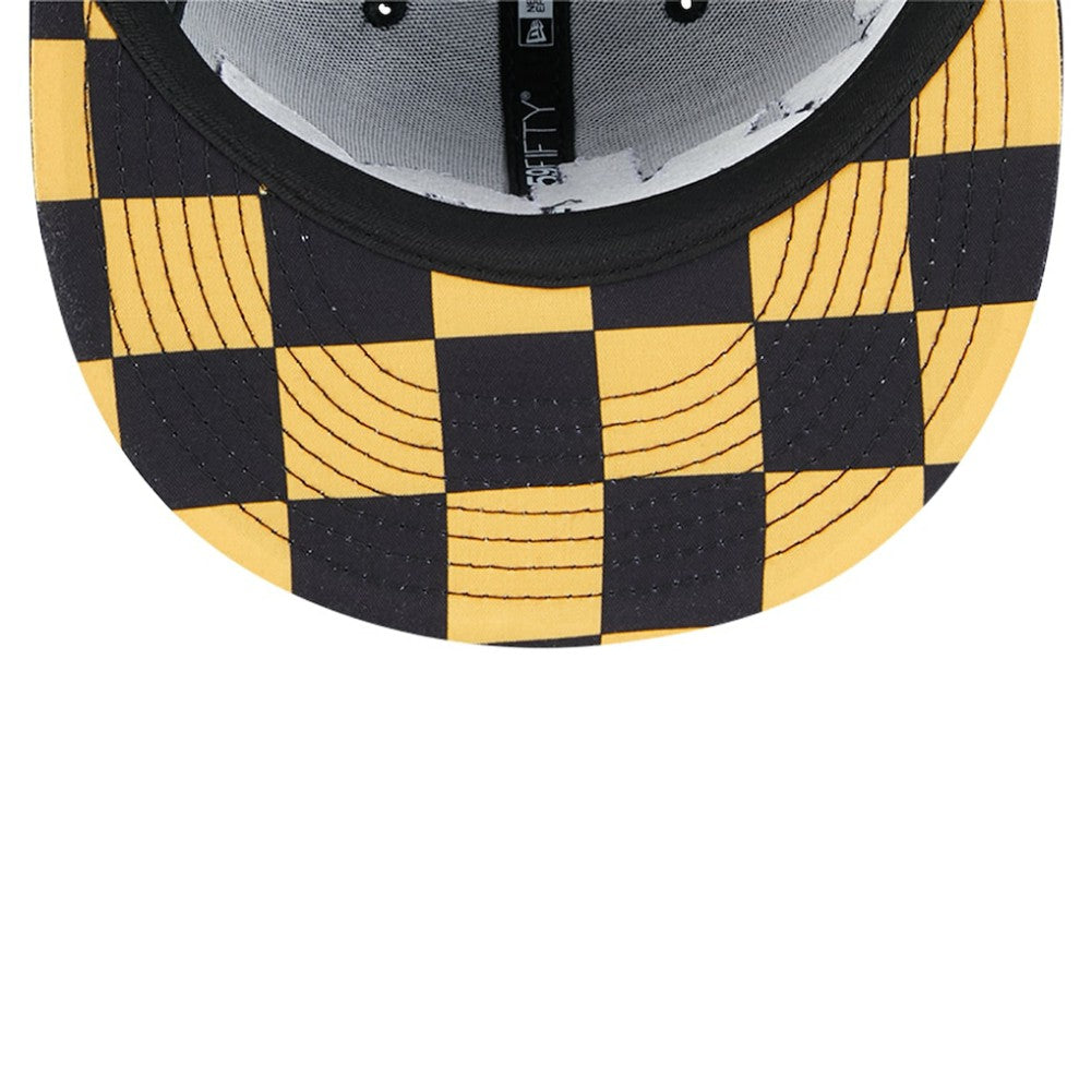 Pittsburgh Pirates Checkered Undervisor 59FIFTY Fitted Hat Black | New Era