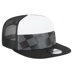 Chicago White Sox Checkmate Trucker 9FIFTY Snapback Hat Black | New Era