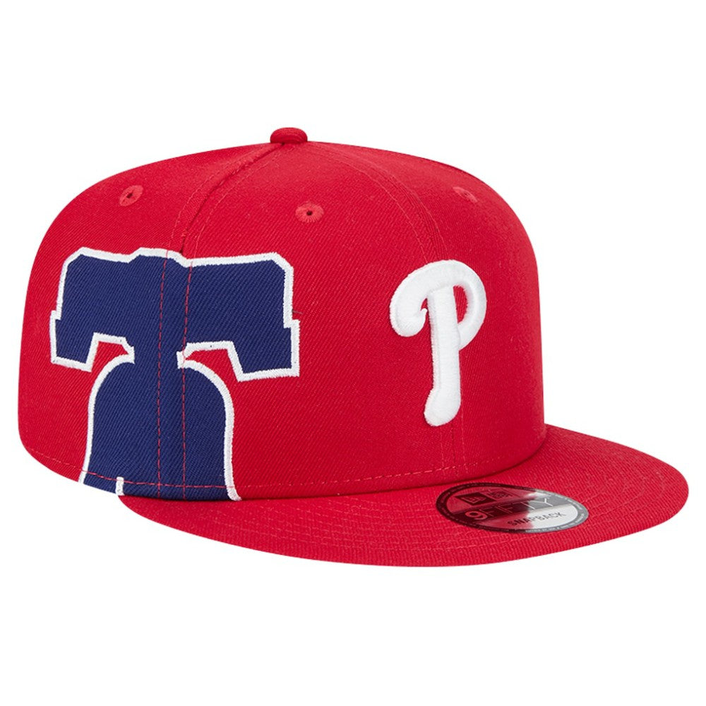 Philadelphia Phillies Logo Strike 9FIFTY Snapback Hat Red | New Era