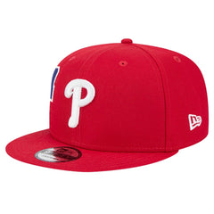 Philadelphia Phillies Logo Strike 9FIFTY Snapback Hat Red | New Era