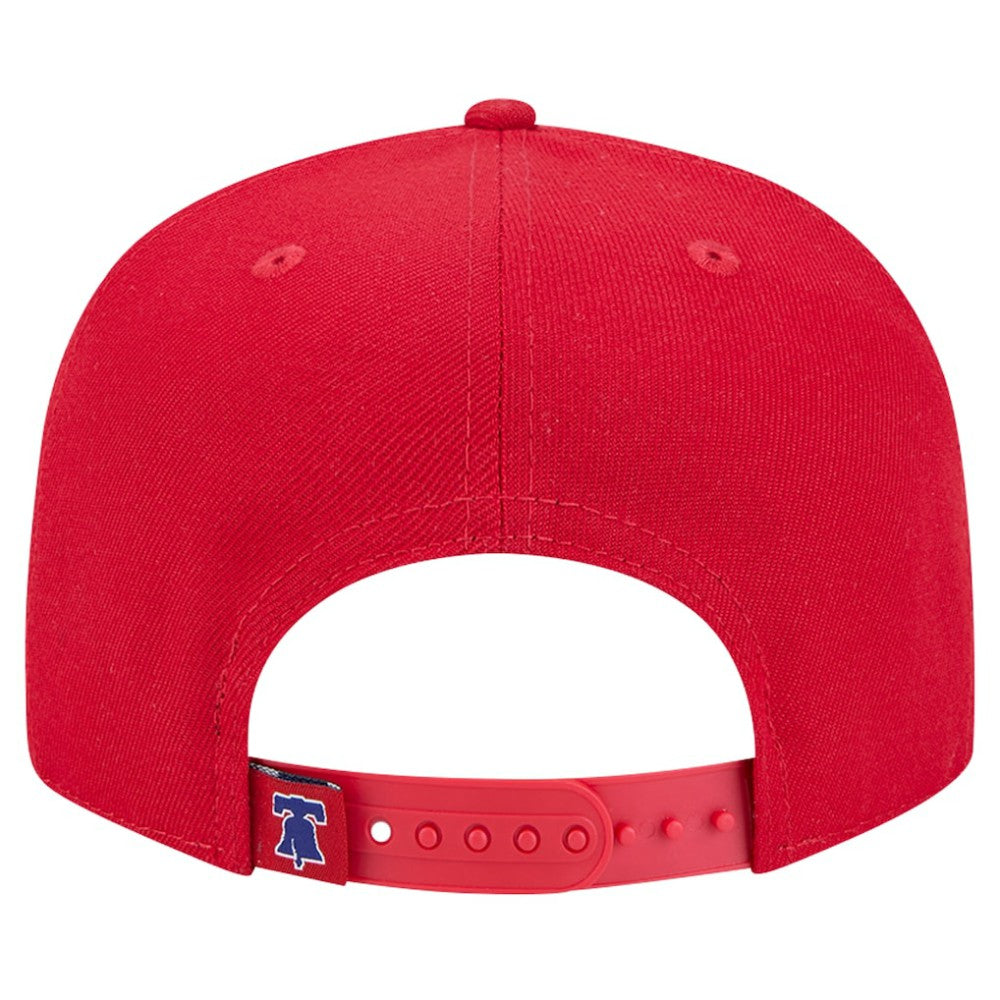 Philadelphia Phillies Logo Strike 9FIFTY Snapback Hat Red | New Era