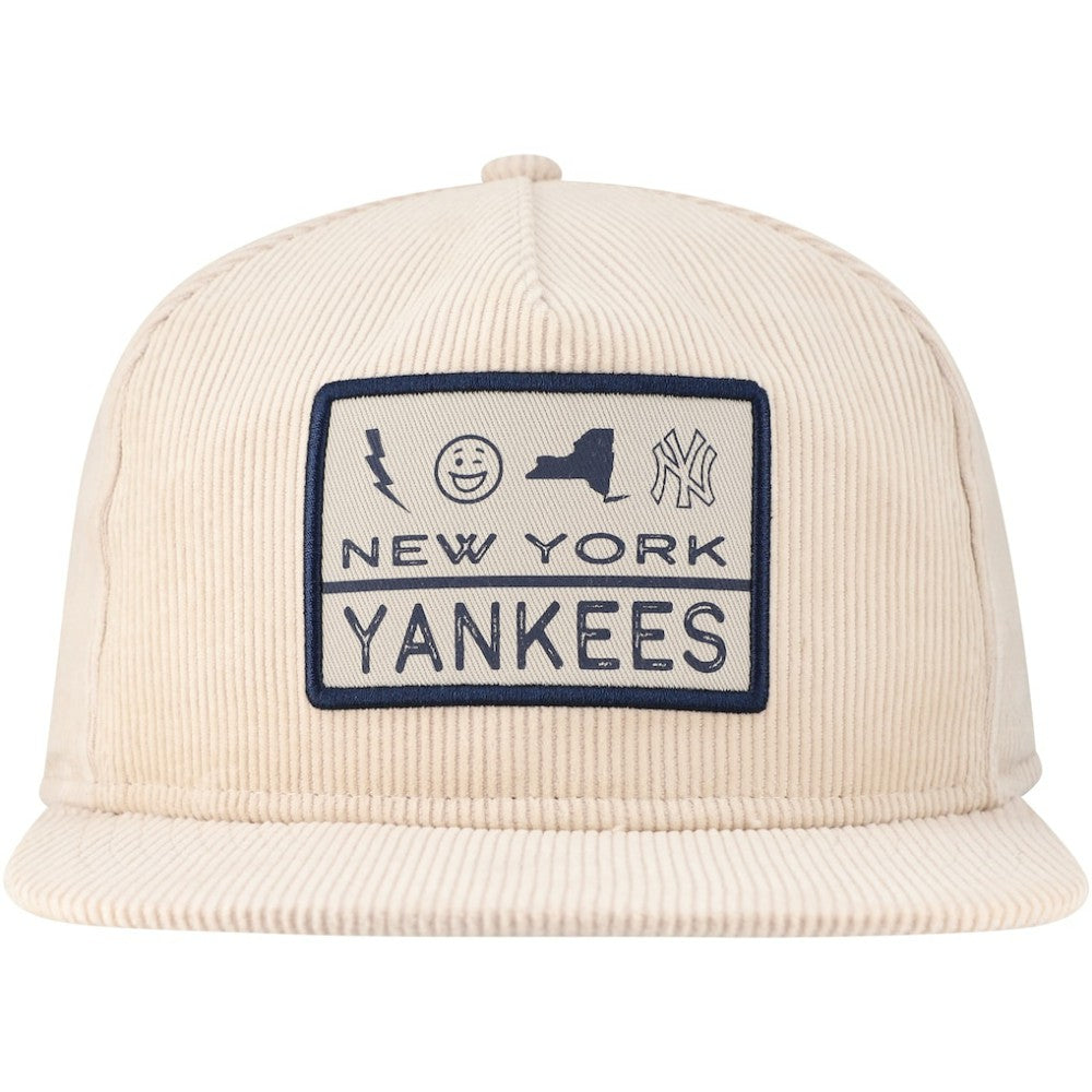 New York Yankees Summer Essential Golfer Snapback Hat Khaki | New Era