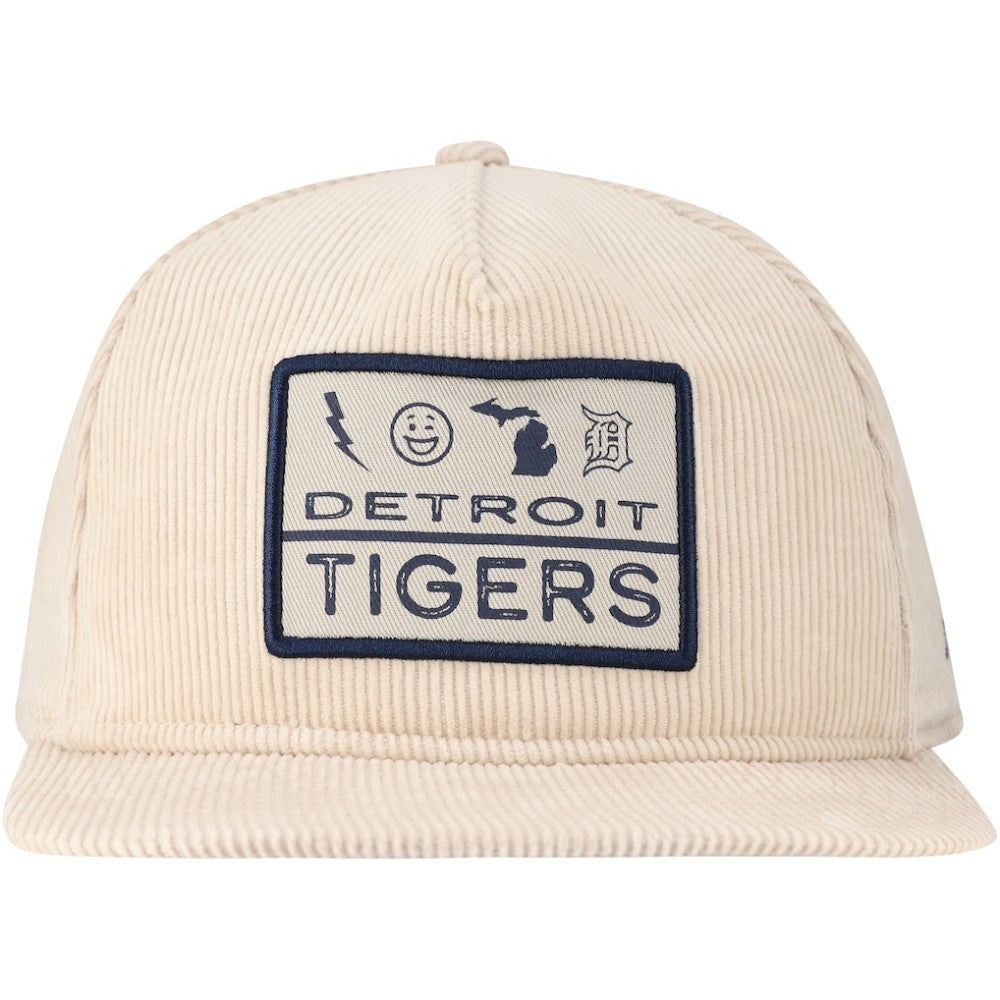 Detroit Tigers Summer Essential Golfer Snapback Hat Khaki | New Era
