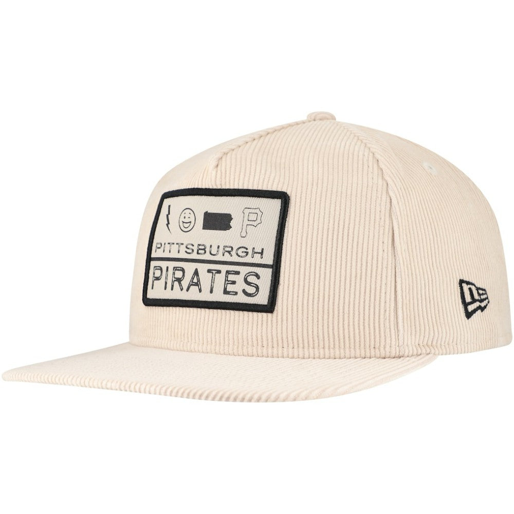 Pittsburgh Pirates Summer Essential Golfer Snapback Hat Khaki | New Era