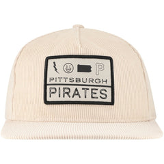 Pittsburgh Pirates Summer Essential Golfer Snapback Hat Khaki | New Era