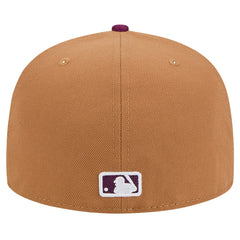 Los Angeles Dodgers Two-Tone Color Pack 59FIFTY Fitted Hat Brown/Purple | New Era