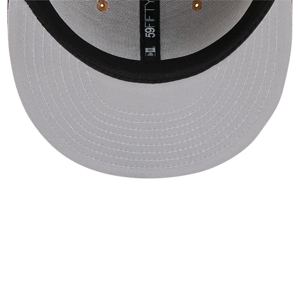 Los Angeles Dodgers Two-Tone Color Pack 59FIFTY Fitted Hat Brown/Purple | New Era