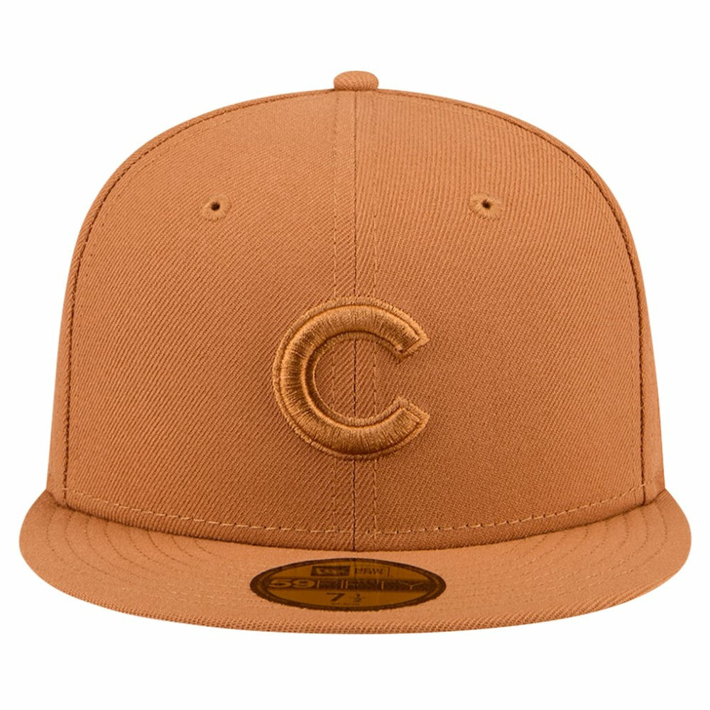 Chicago Cubs Color Pack 59FIFTY Fitted Hat Brown | New Era