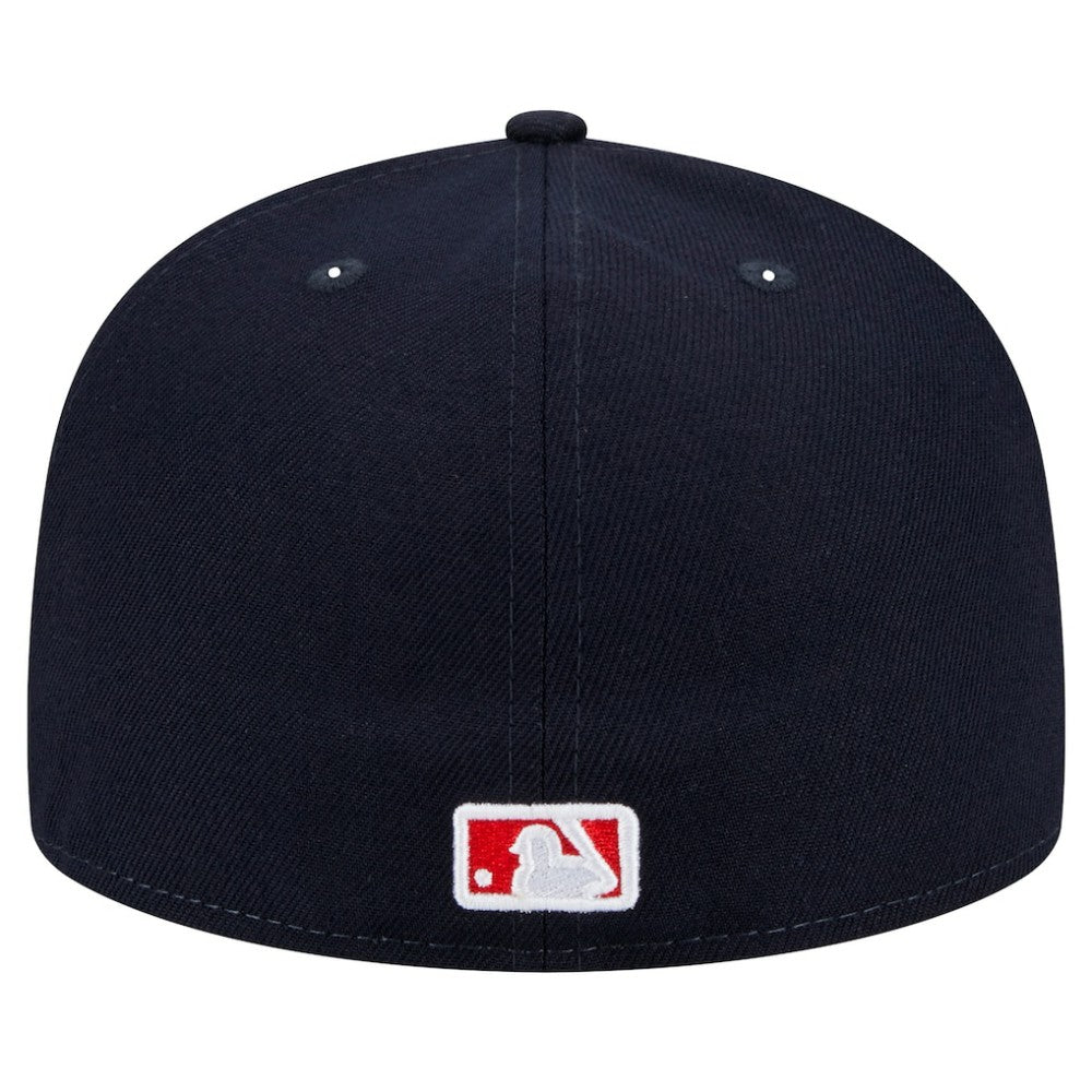 Boston Red Sox Script Sided 59FIFTY Fitted Hat Navy | New Era
