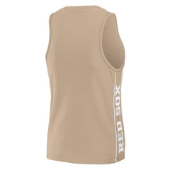 Boston Red Sox WEAR by Erin Andrews Women's Tonal Tank Top Tan