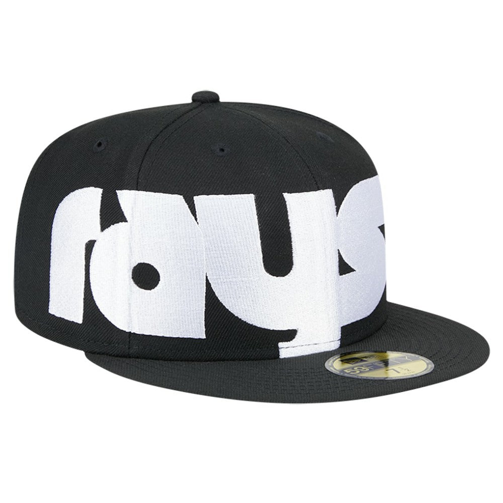 Tampa Bay Rays Checkered Undervisor 59FIFTY Fitted Hat Black | New Era