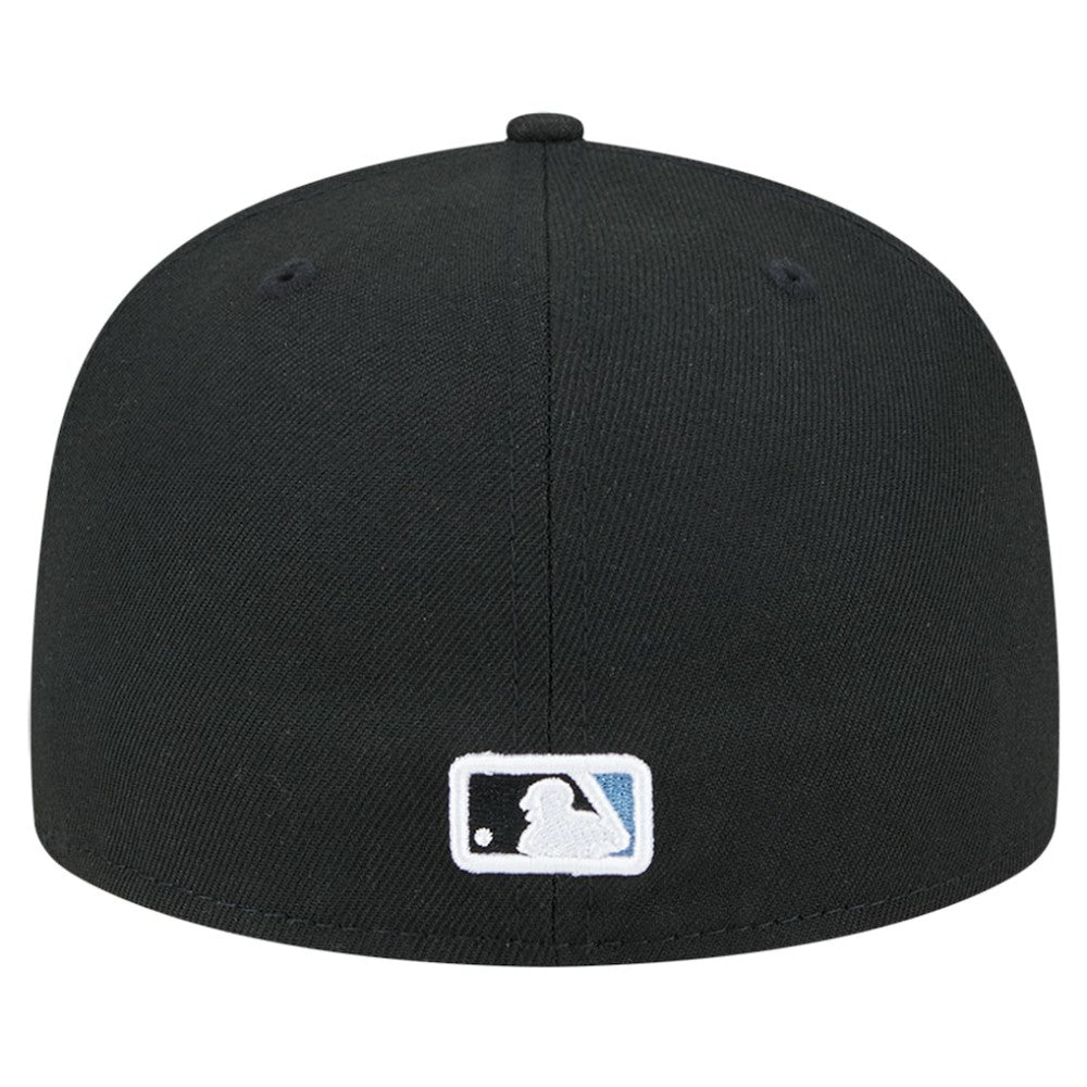 Tampa Bay Rays Checkered Undervisor 59FIFTY Fitted Hat Black | New Era