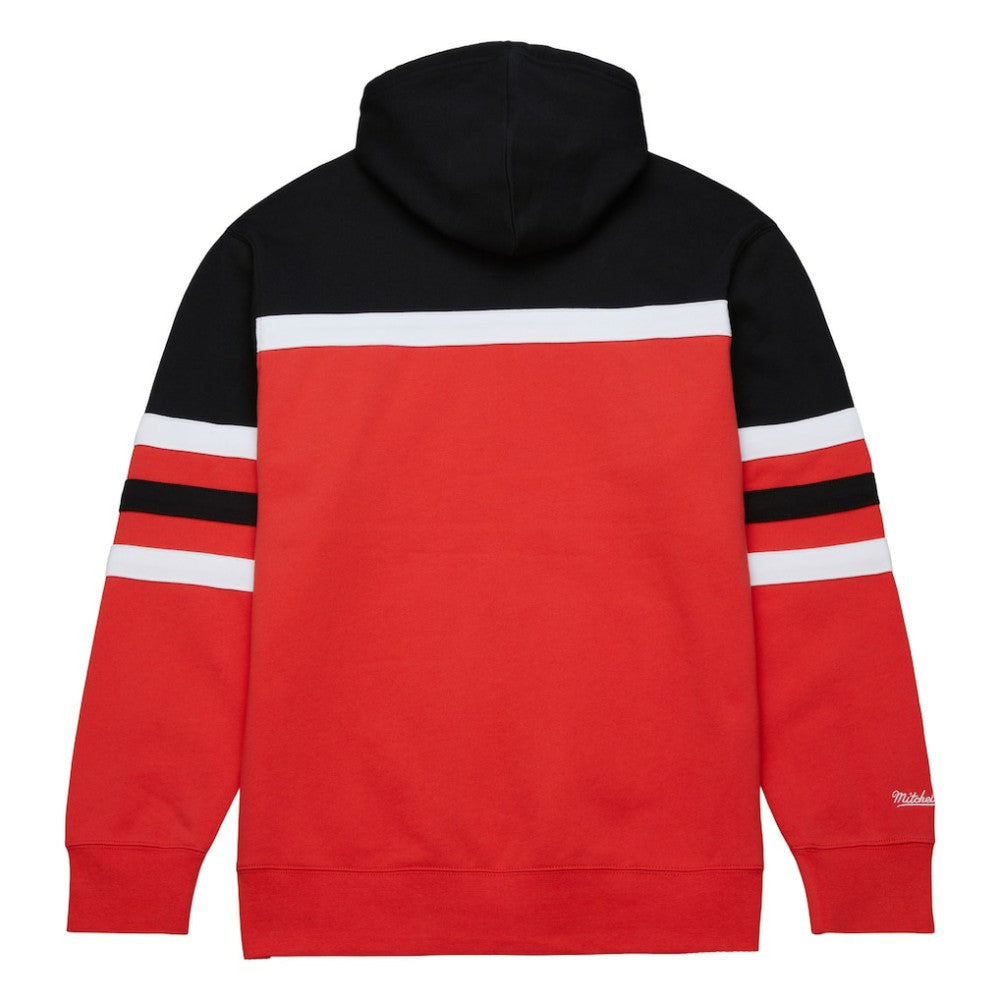 Carolina Hurricanes Mitchell & Ness Head Coach Pullover Hoodie Red/Black