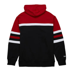 Chicago Blackhawks Mitchell & Ness Head Coach Pullover Hoodie Black/Red