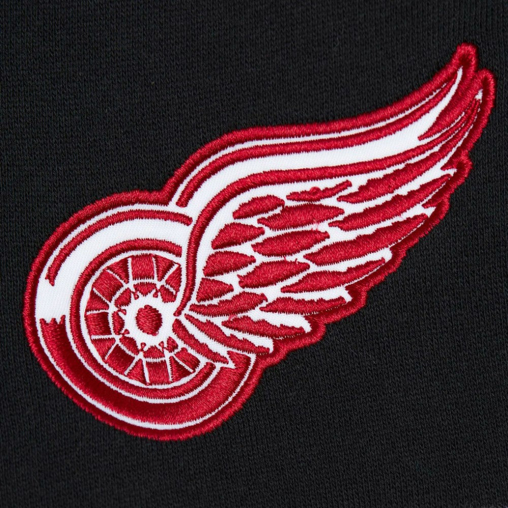 Detroit Red Wings Mitchell & Ness Head Coach Pullover Hoodie Red/Black