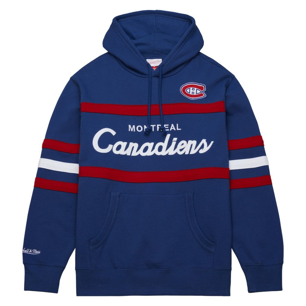 Montreal Canadiens Mitchell & Ness Head Coach Pullover Hoodie Navy