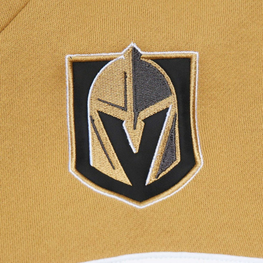 Vegas Golden Knights Mitchell & Ness Head Coach Pullover Hoodie Black/Gold