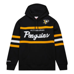 Pittsburgh Penguins Mitchell & Ness Head Coach Pullover Hoodie Black