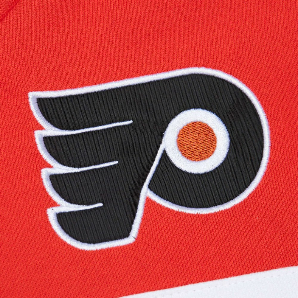 Philadelphia Flyers Mitchell & Ness Head Coach Pullover Hoodie Black/Orange