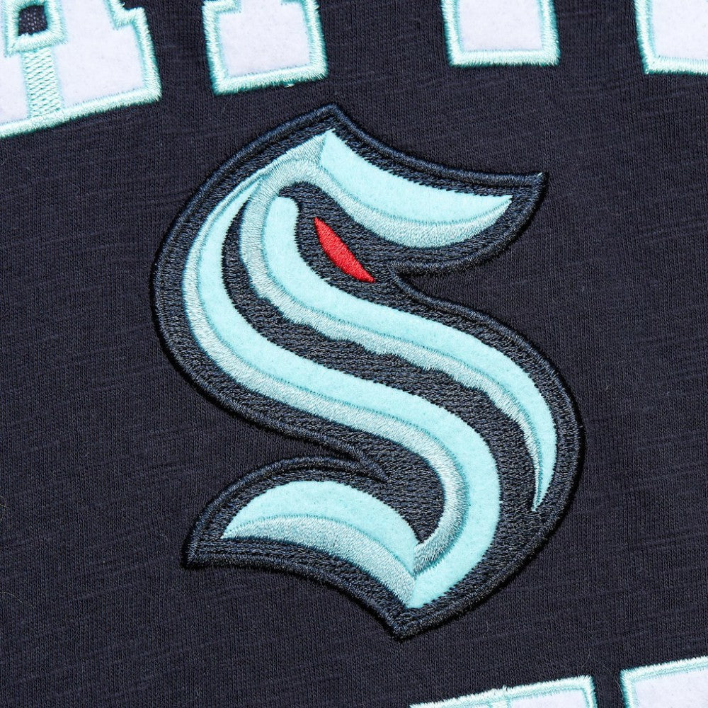 Seattle Kraken Mitchell & Ness Legendary Slub T-Shirt Deep Sea Blue
