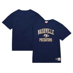 Nashville Predators Mitchell & Ness Legendary Slub T-Shirt Navy