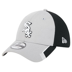 Chicago White Sox Visor Trim 39THIRTY Flex Hat Gray/Black | New Era