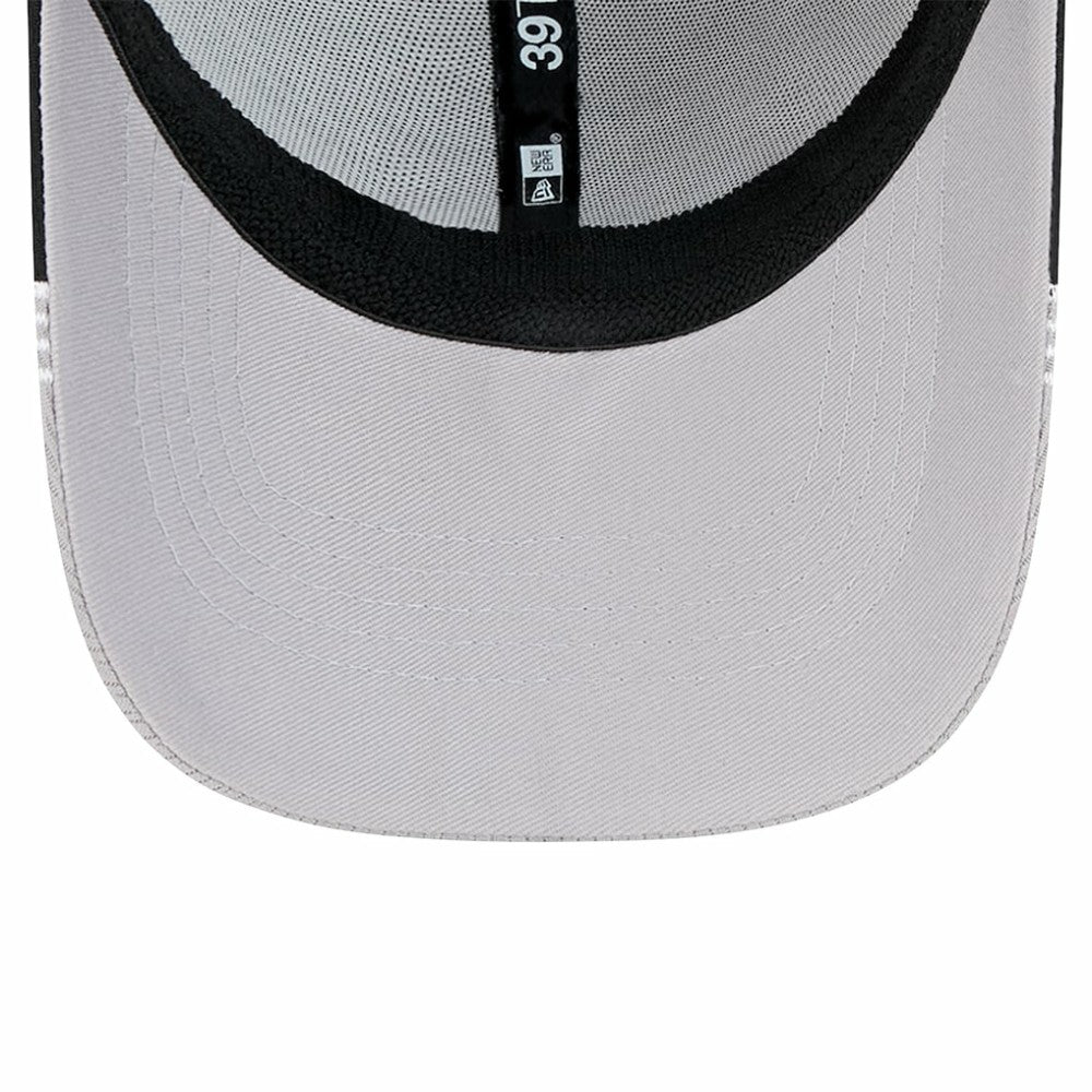 Chicago White Sox Visor Trim 39THIRTY Flex Hat Gray/Black | New Era