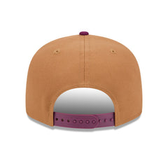Los Angeles Angels Color Pack Two-Tone 9FIFTY Snapback Hat Brown/Purple | New Era