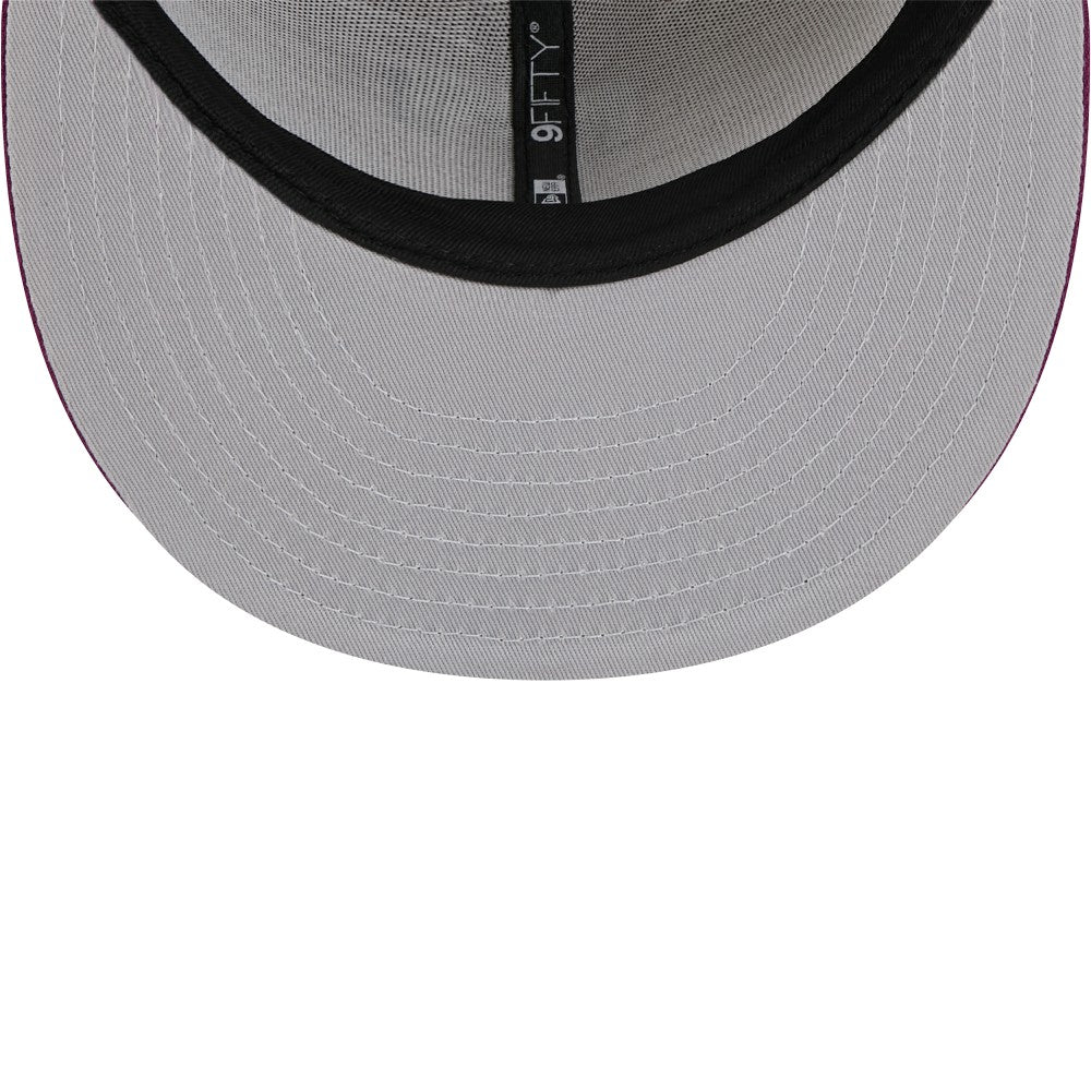 Los Angeles Angels Color Pack Two-Tone 9FIFTY Snapback Hat Brown/Purple | New Era