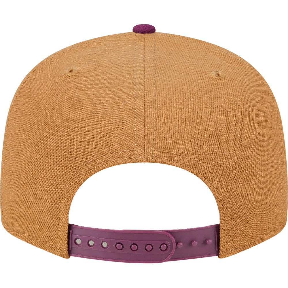 Los Angeles Dodgers Color Pack Two-Tone 9FIFTY Snapback Hat Brown/Purple | New Era