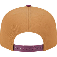 Los Angeles Dodgers Color Pack Two-Tone 9FIFTY Snapback Hat Brown/Purple | New Era