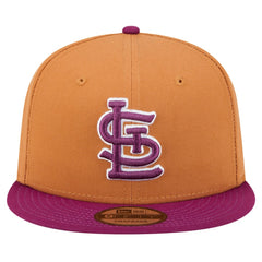 St. Louis Cardinals Color Pack Two-Tone 9FIFTY Snapback Hat Brown/Purple | New Era