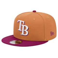 Tampa Bay Rays Color Pack Two-Tone 9FIFTY Snapback Hat Brown/Purple | New Era