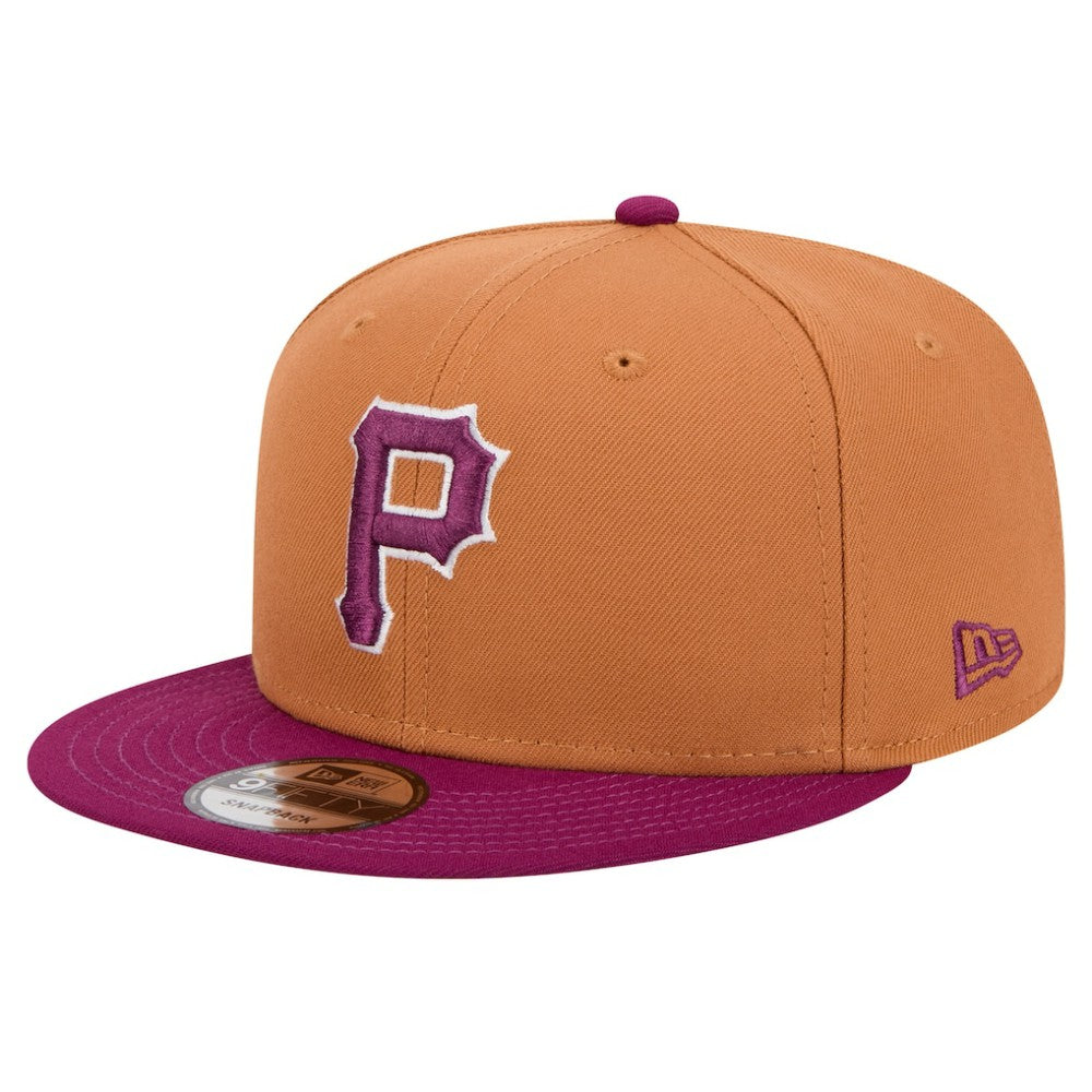 Pittsburgh Pirates Color Pack Two-Tone 9FIFTY Snapback Hat Brown/Purple | New Era
