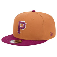 Pittsburgh Pirates Color Pack Two-Tone 9FIFTY Snapback Hat Brown/Purple | New Era