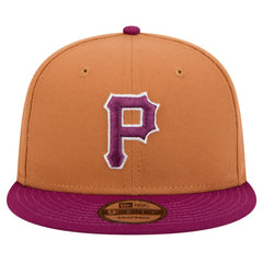 Pittsburgh Pirates Color Pack Two-Tone 9FIFTY Snapback Hat Brown/Purple | New Era