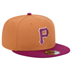 Pittsburgh Pirates Color Pack Two-Tone 9FIFTY Snapback Hat Brown/Purple | New Era