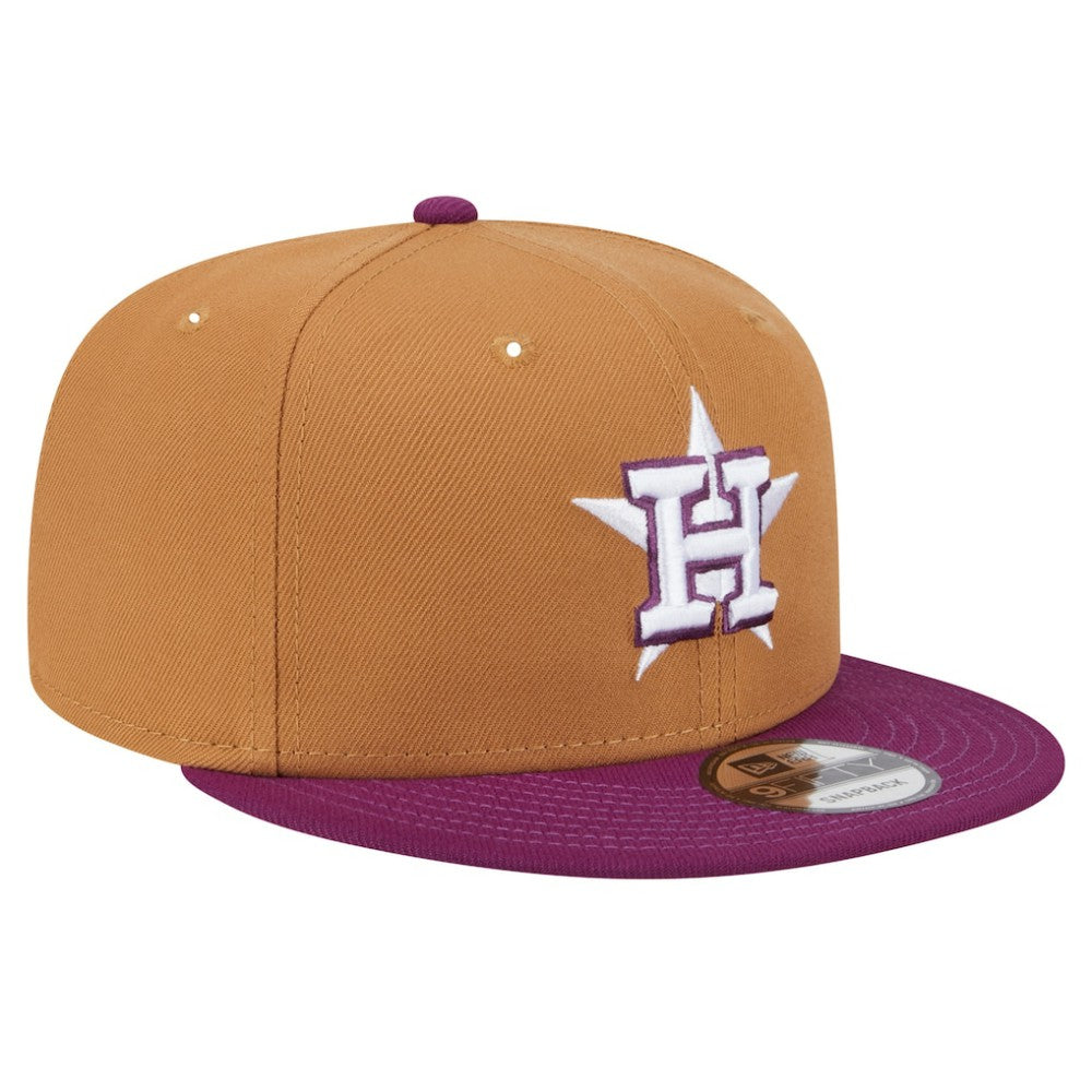 Houston Astros Color Pack Two-Tone 9FIFTY Snapback Hat Brown/Purple | New Era