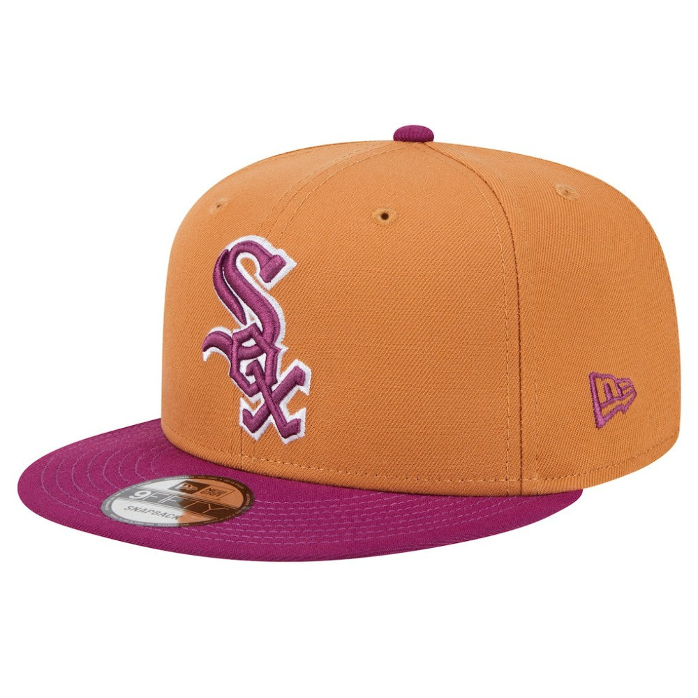 Chicago White Sox Color Pack Two-Tone 9FIFTY Snapback Hat Brown/Purple | New Era