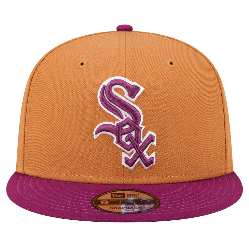 Chicago White Sox Color Pack Two-Tone 9FIFTY Snapback Hat Brown/Purple | New Era