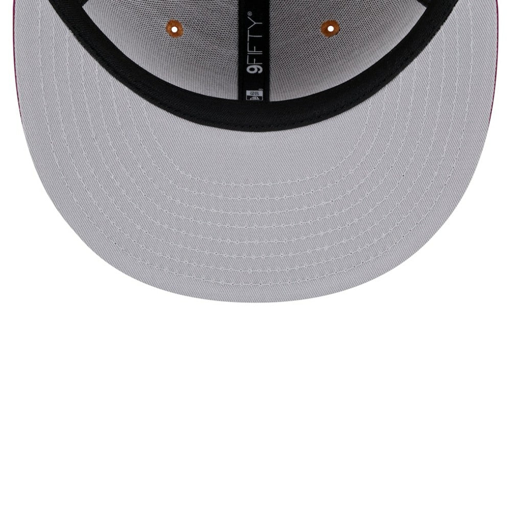 Chicago Cubs Color Pack Two-Tone 9FIFTY Snapback Hat Brown/Purple | New Era