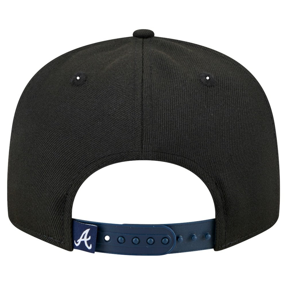 Atlanta Braves Splatter 9FIFTY Snapback Hat Black | New Era