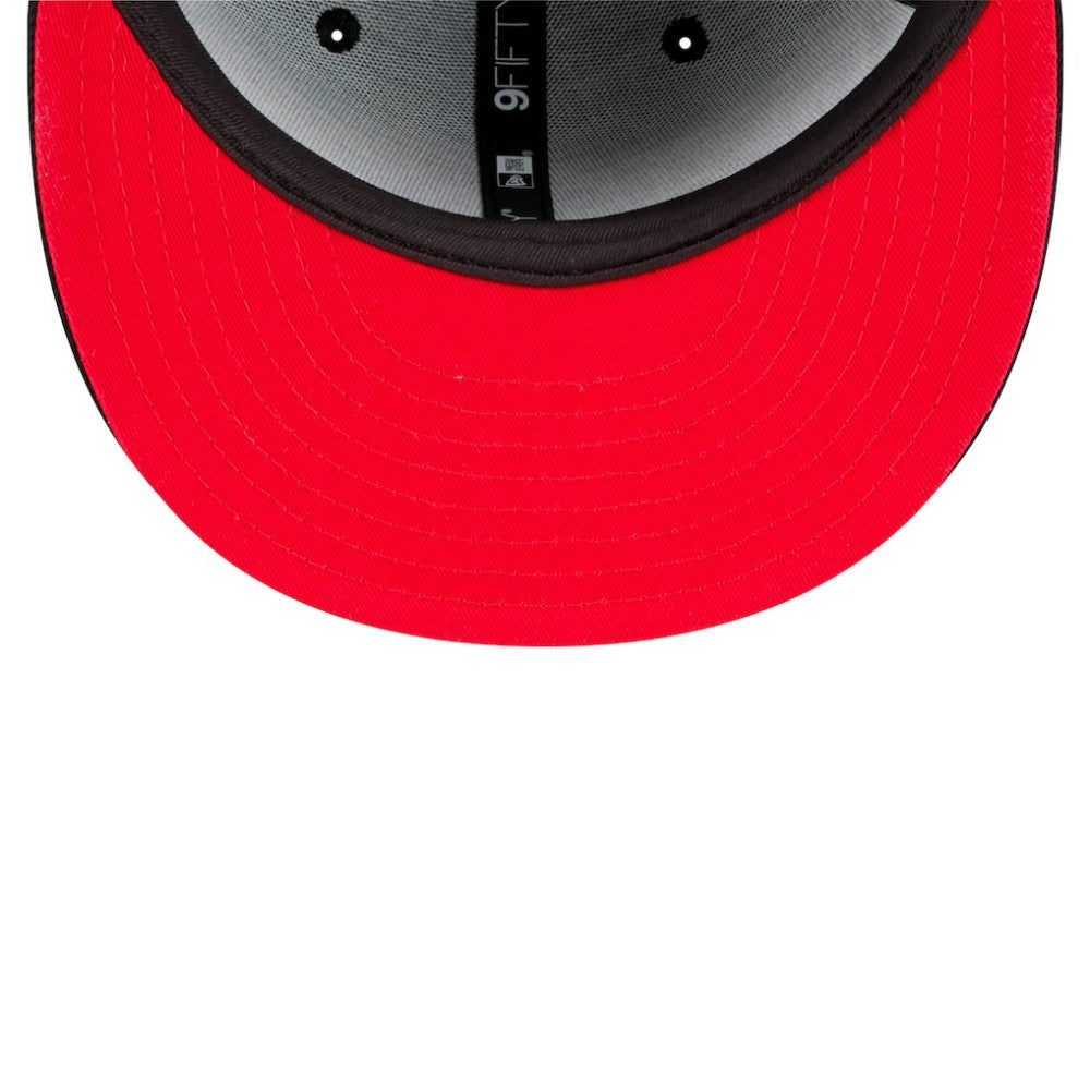 Atlanta Braves Splatter 9FIFTY Snapback Hat Black | New Era