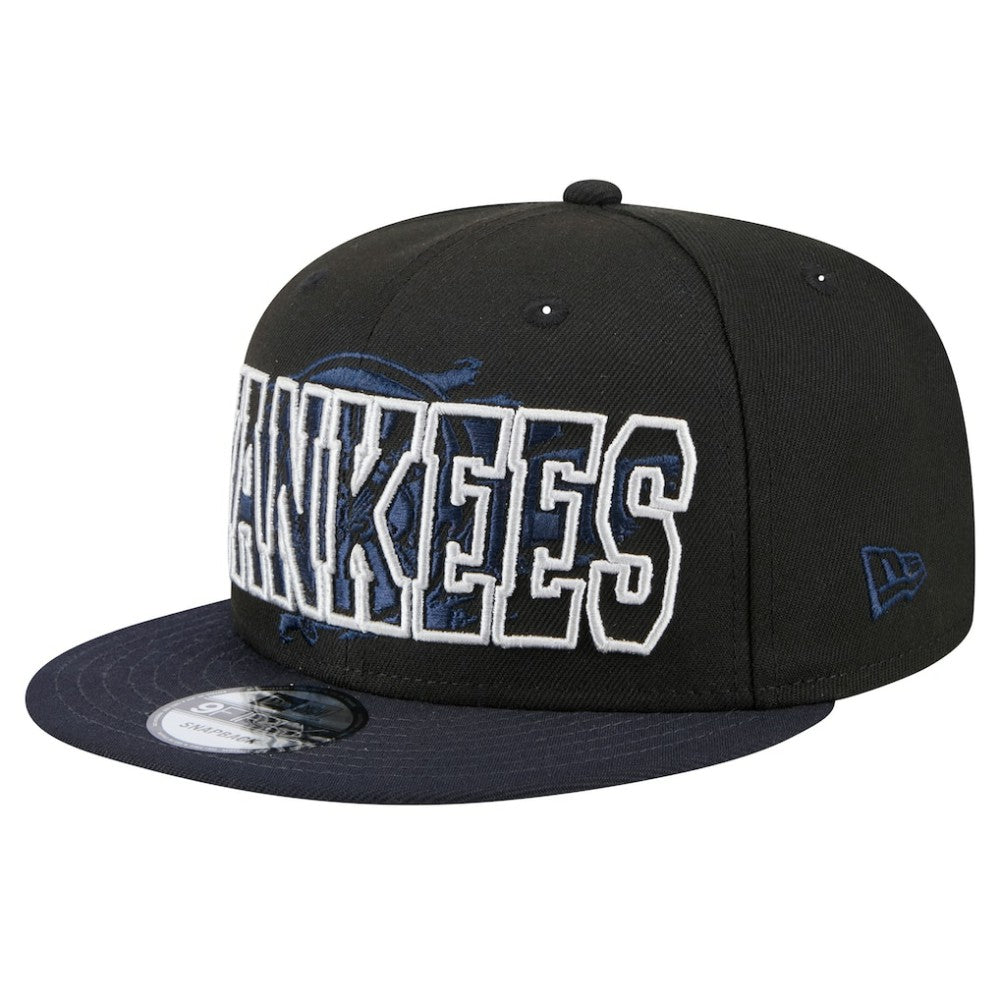New York Yankees Splatter 9FIFTY Snapback Hat Black | New Era