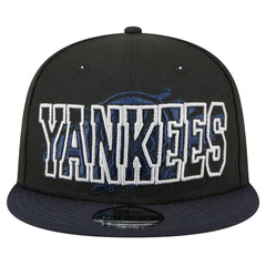 New York Yankees Splatter 9FIFTY Snapback Hat Black | New Era