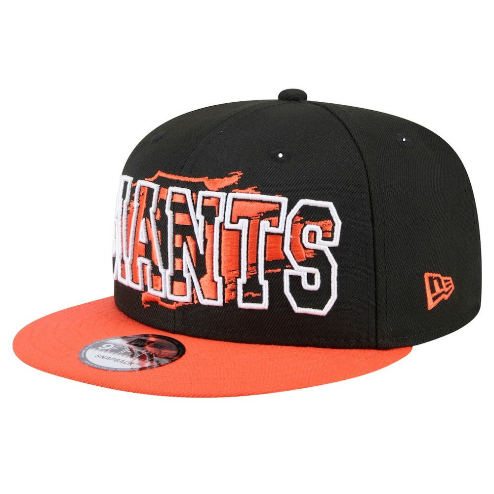 San Francisco Giants Splatter 9FIFTY Snapback Hat Black | New Era